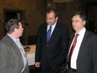 With Jefim Fistein and the Czech prime minister Jan Fischer