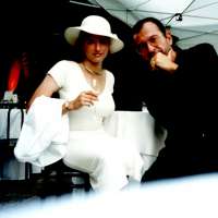 With the daughter Karolina in Vienna, around 2001