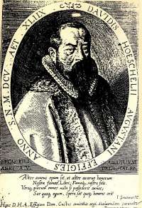 David Höschl z Augsburgu, 8.8.1556-19.10.1617