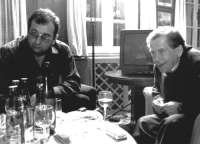 With president Vaclav Havel at Villa Amalka, 1996
