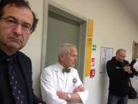 With cardio-surgeon Jan Pirk alias Paul Newman. March 2014.