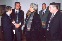S ministrem kultury Pavlem Dostálem v Argentině, 2003