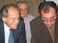 S nositelem Nobelovy ceny Torstenem Wieselem, 2004