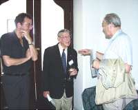 With the Nobel Prize laureate Robert R. Furchgott (center) and R.Rokyta, 2002