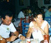 With Hana Novotná, PA to Cyril Höschl for many years, 1995