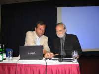 Společné přednášení s Pavlem Grofem; září 2005